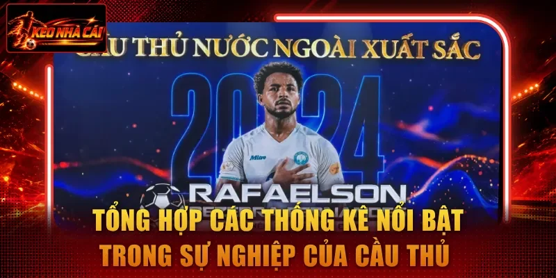 Tổng hợp các thống kê nổi bật trong sự nghiệp của cầu thủ
